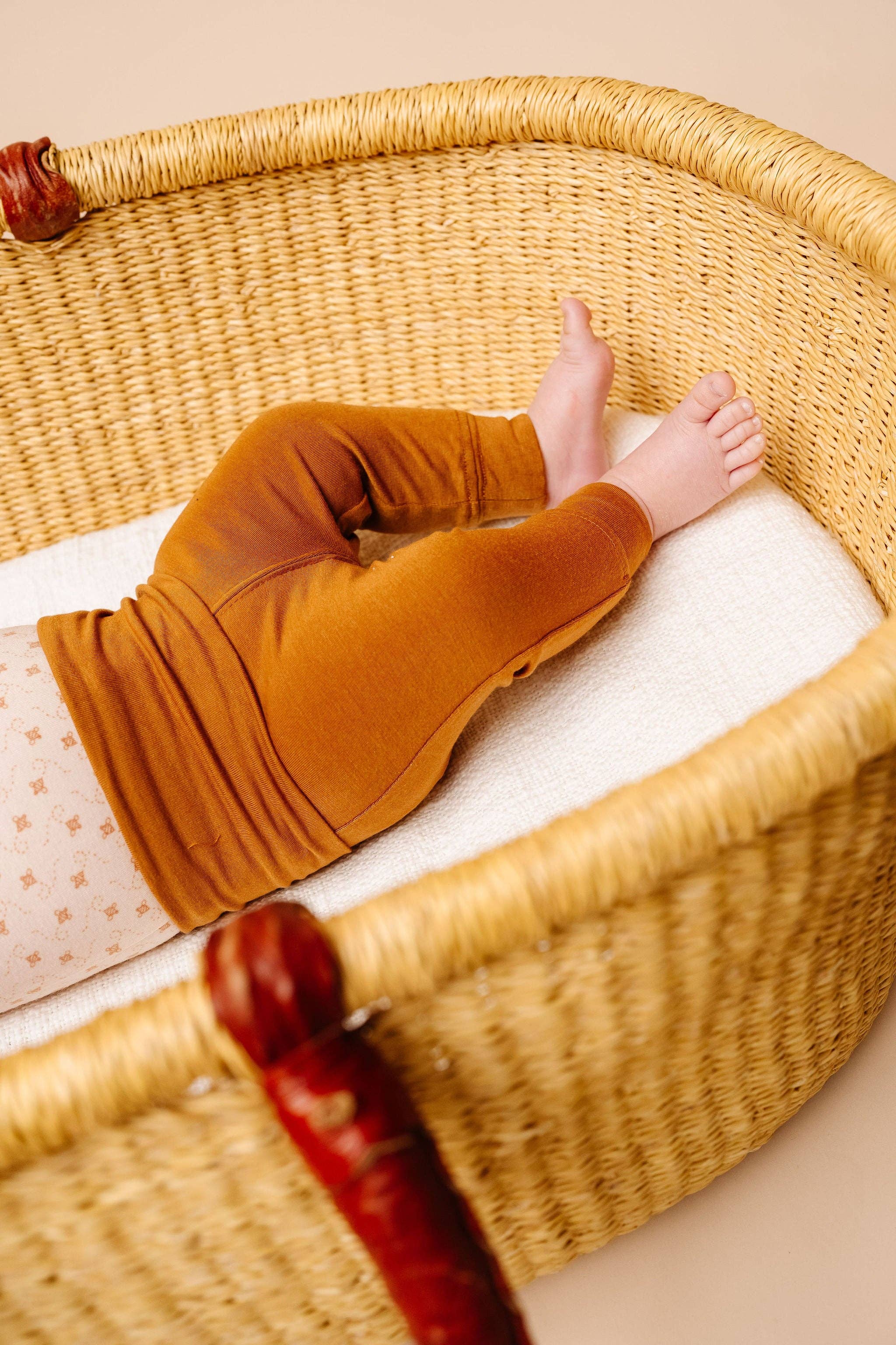 Copper Pearl Baby Pants - Camel