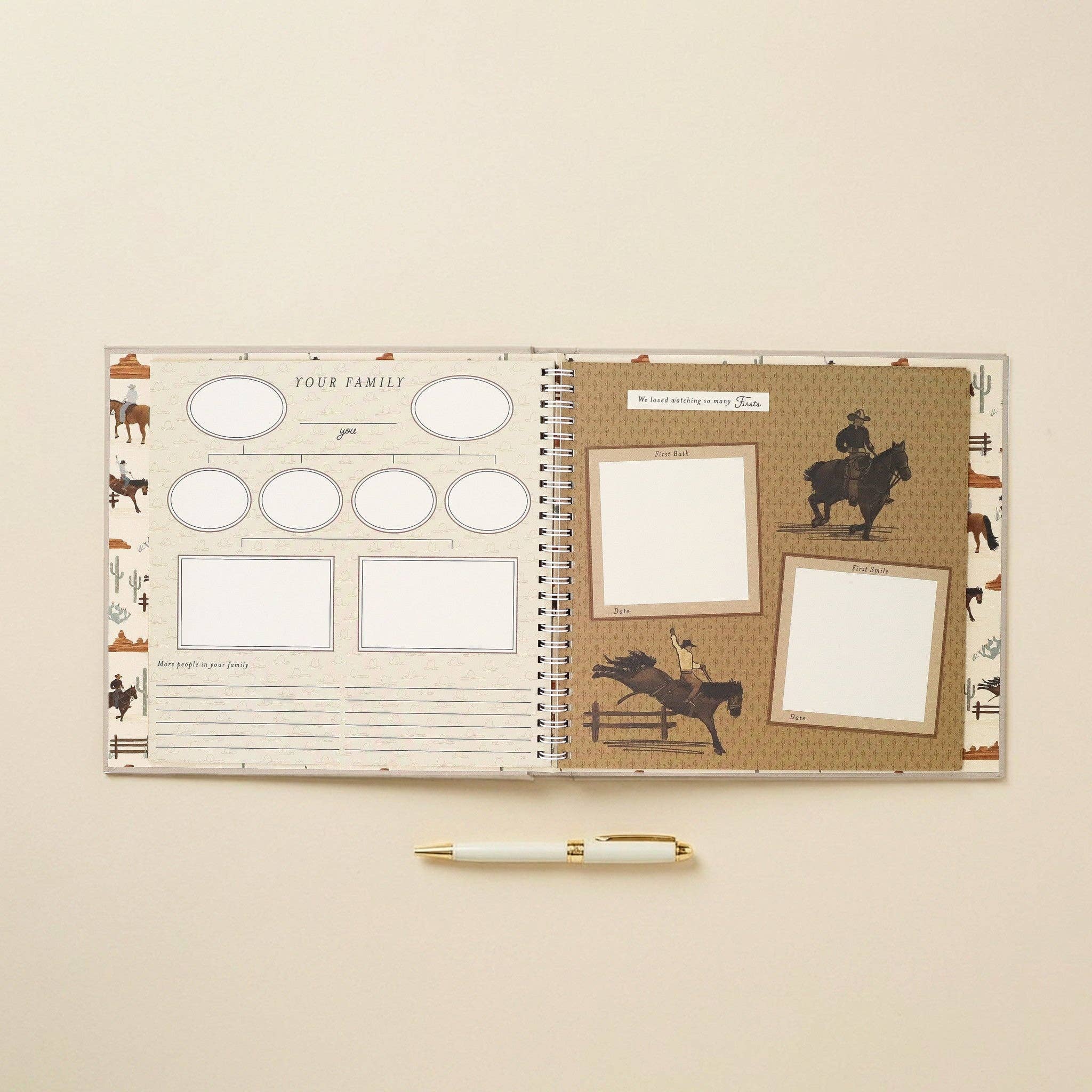 My First Rodeo Baby Memory Book