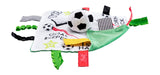Soccer Ball Baby Learning Lovey Tag Stroller Toy 10" x 10"