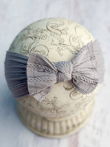 Cable Knit Bow Headbands