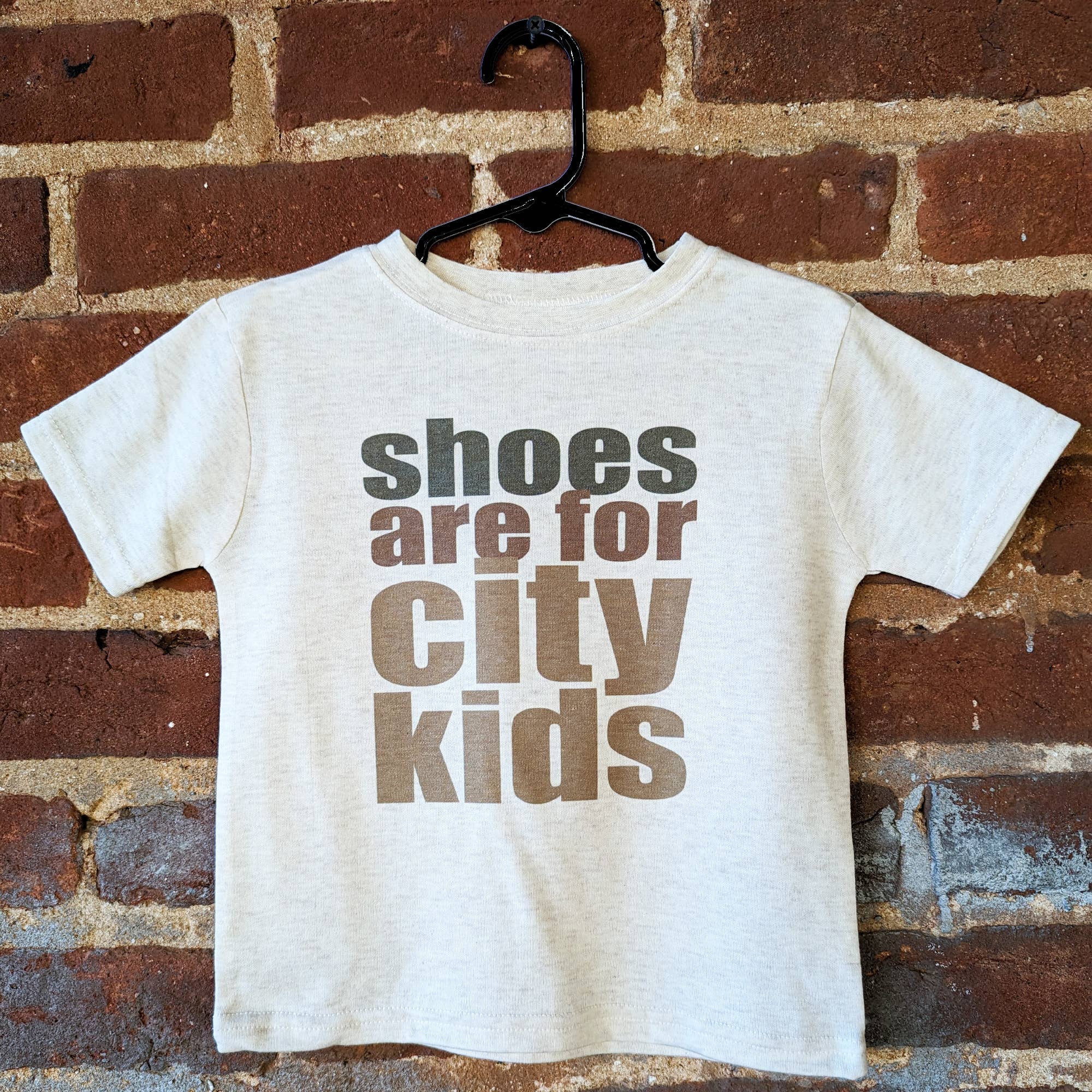 "Shoes are for city kids" Summer Camping Nature Kid Clothing
