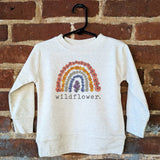 Wildflower Nature Girl Clothing Rainbow Shirt Outdoor Girl