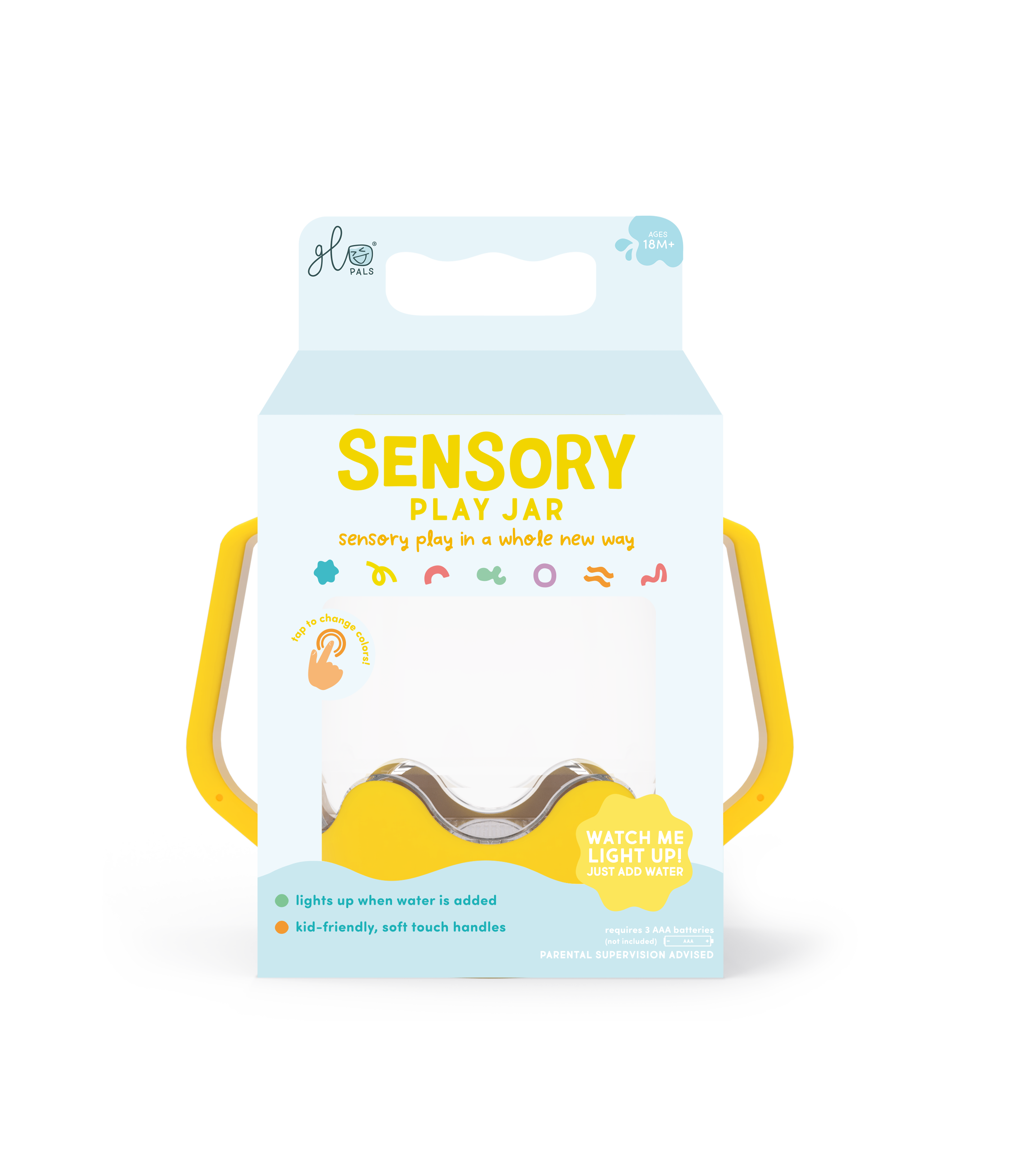 Yellow Sensory Play Jar