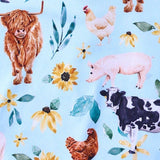 Aqua Farm Daisy Girls Dress