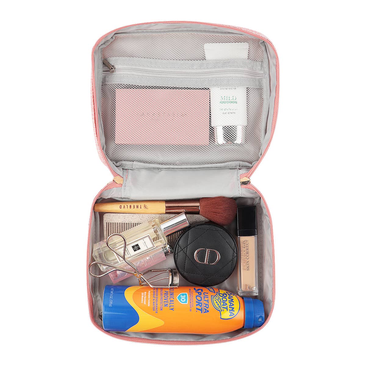 Mini Momo - Makeup Bag Travel Toiletry Organizer Pouch