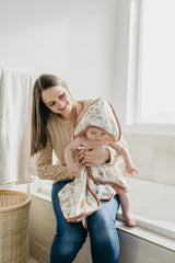 Copper Pearl Premium Baby Knit Hooded Towel - Ferra