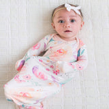 Copper Pearl | Newborn Knotted Gown - Bloom