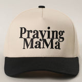 Praying MaMa Embroidery Two-Tone Trucker Hat