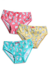 Vaenait Baby - Sweet Rabbit Girls Bikini Briefs 3 Pack Underwear