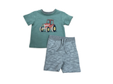 MINIBAMBA | Tractor Shirt & Short 2Pc Outfit