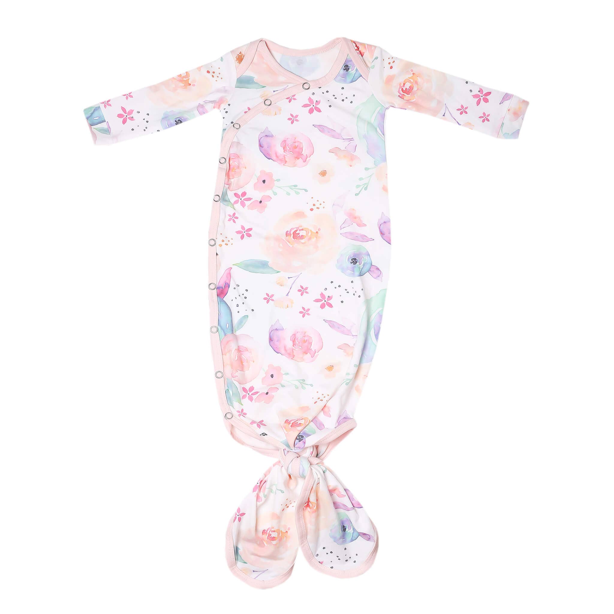 Copper Pearl | Newborn Knotted Gown - Bloom