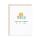 New Kid On The Block — Pop Culture Pun New Baby Card