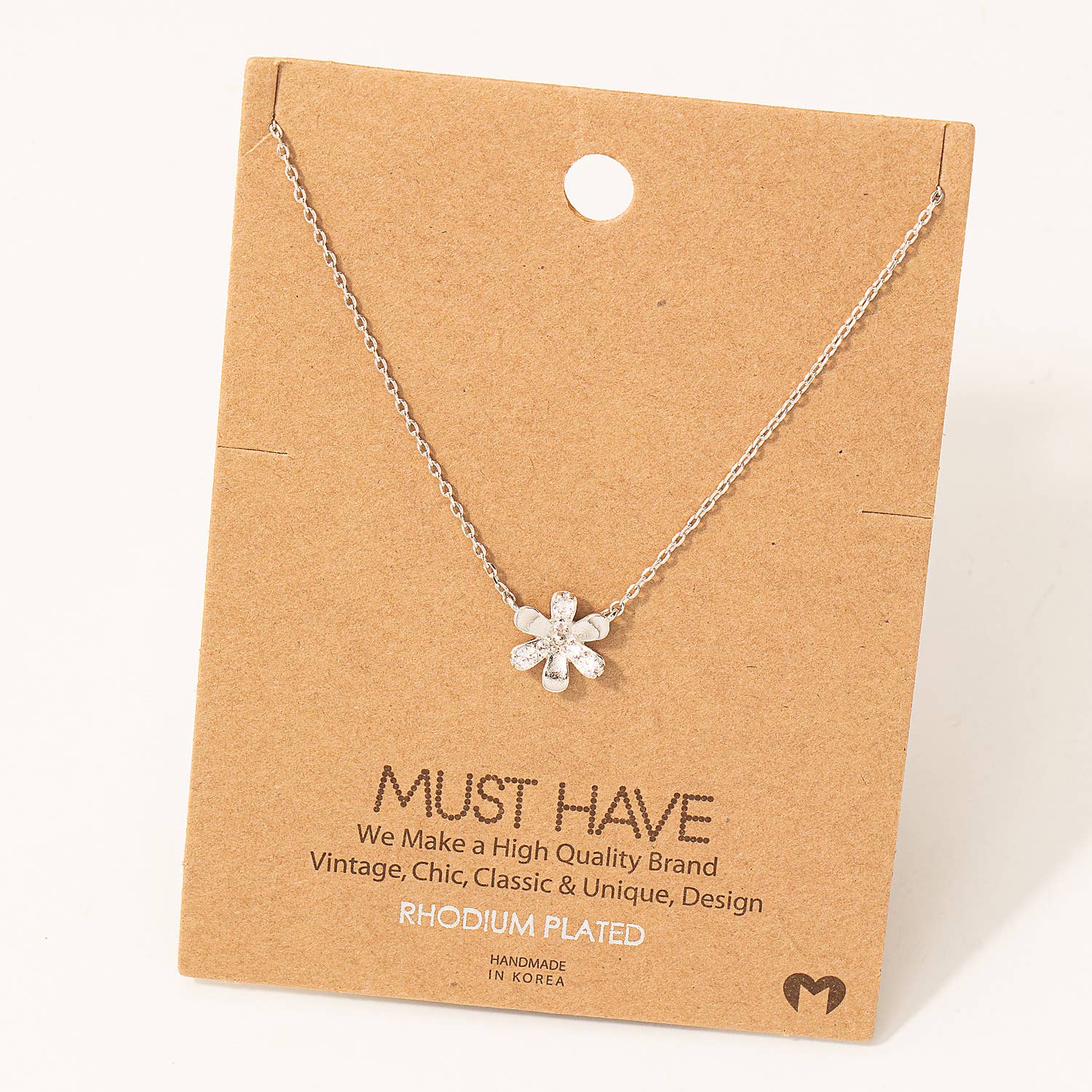 Flower Pendant Necklace