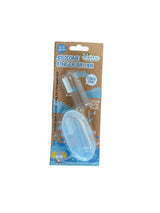 Jack n Jill silicone finger brush w/ case