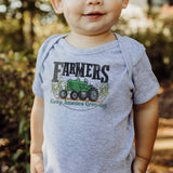 Farmers Growing America Green Tractor Bodysuit