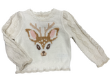 Cynthia Rowley-  3Pc Deer Sweater And Skirt Outfit W/ Purse