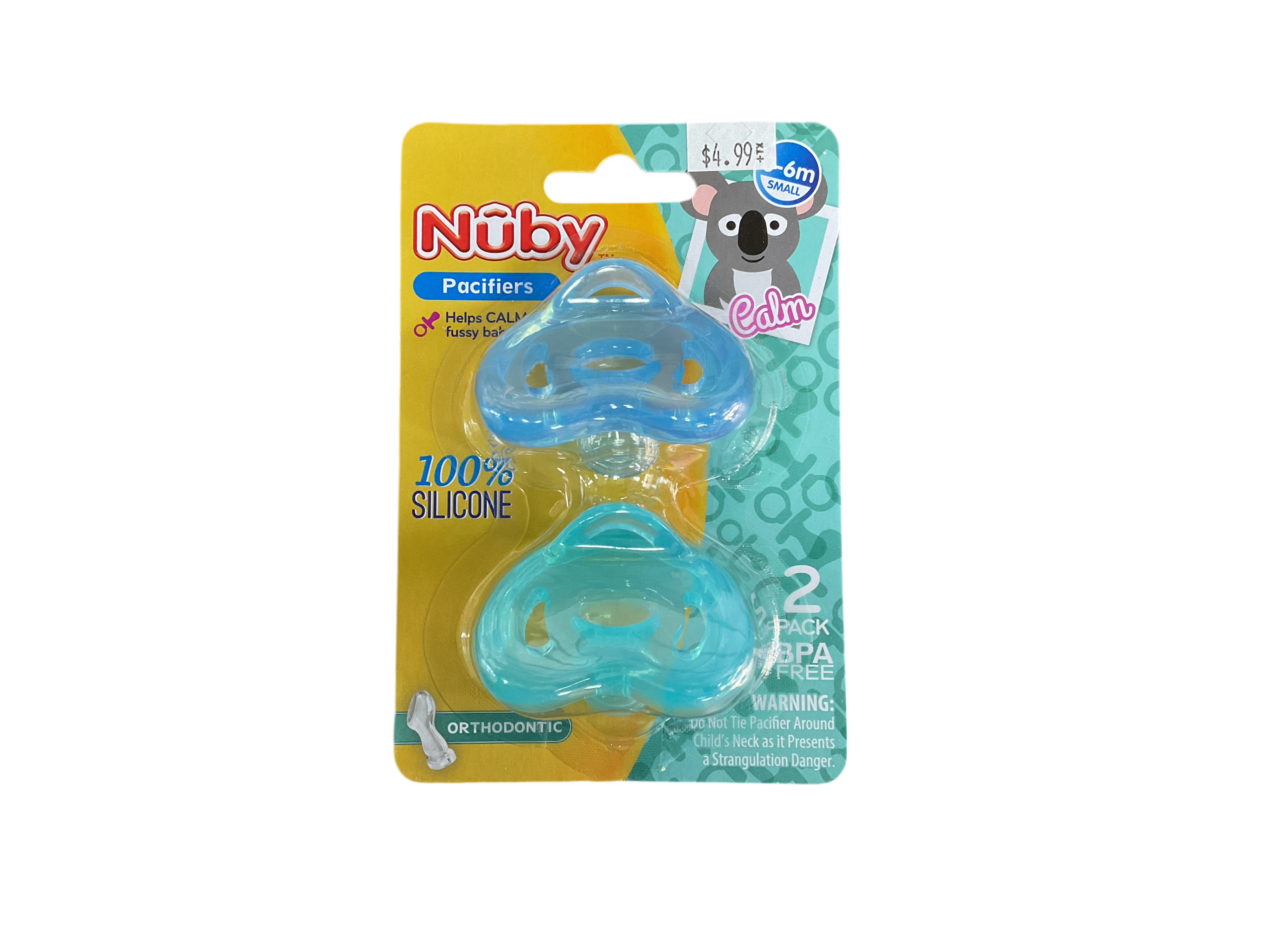 Nuby- Orthodontic Silicone Pacifiers