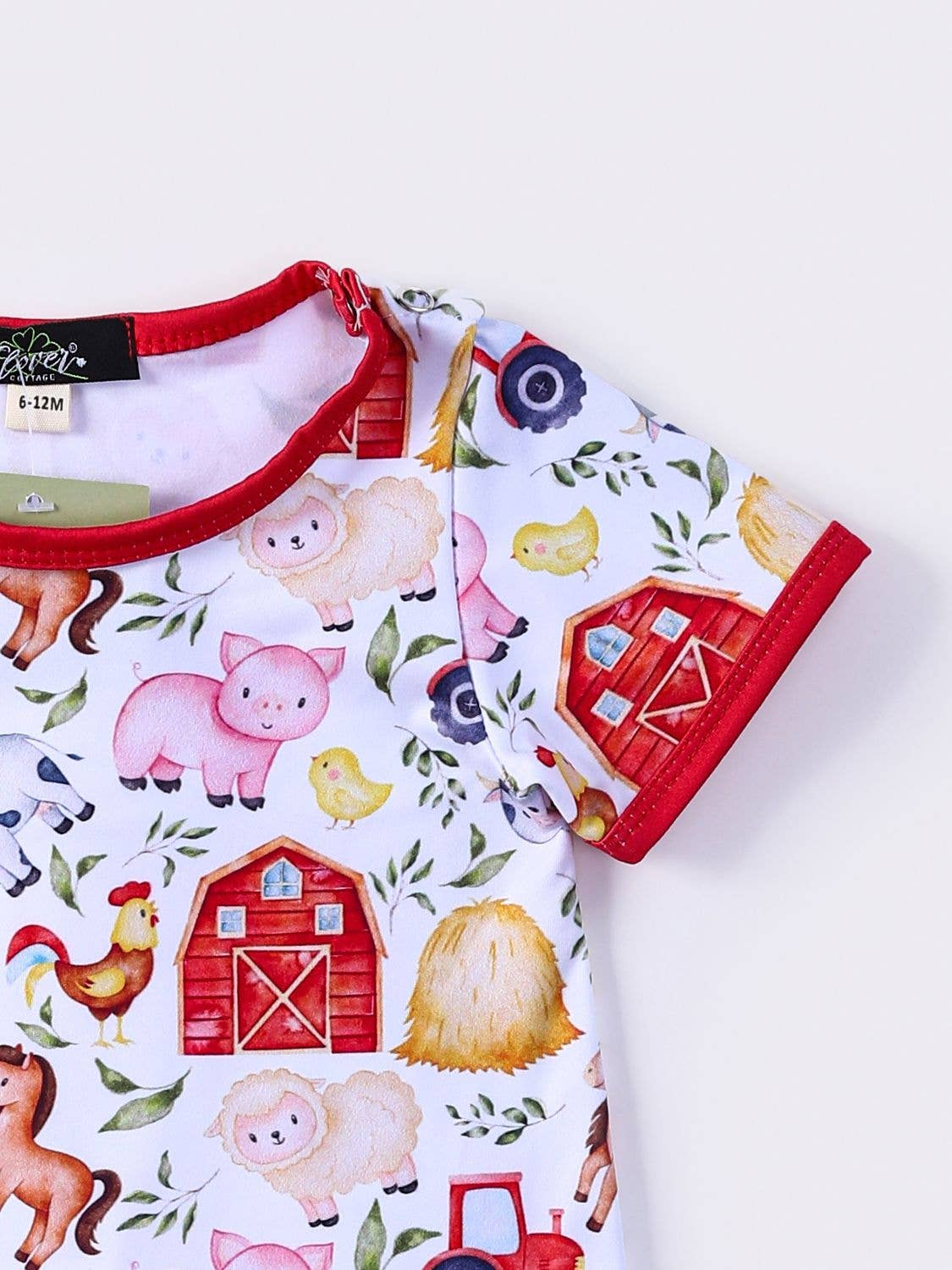 Hay Farm Boy Romper