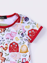 Hay Farm Boy Romper