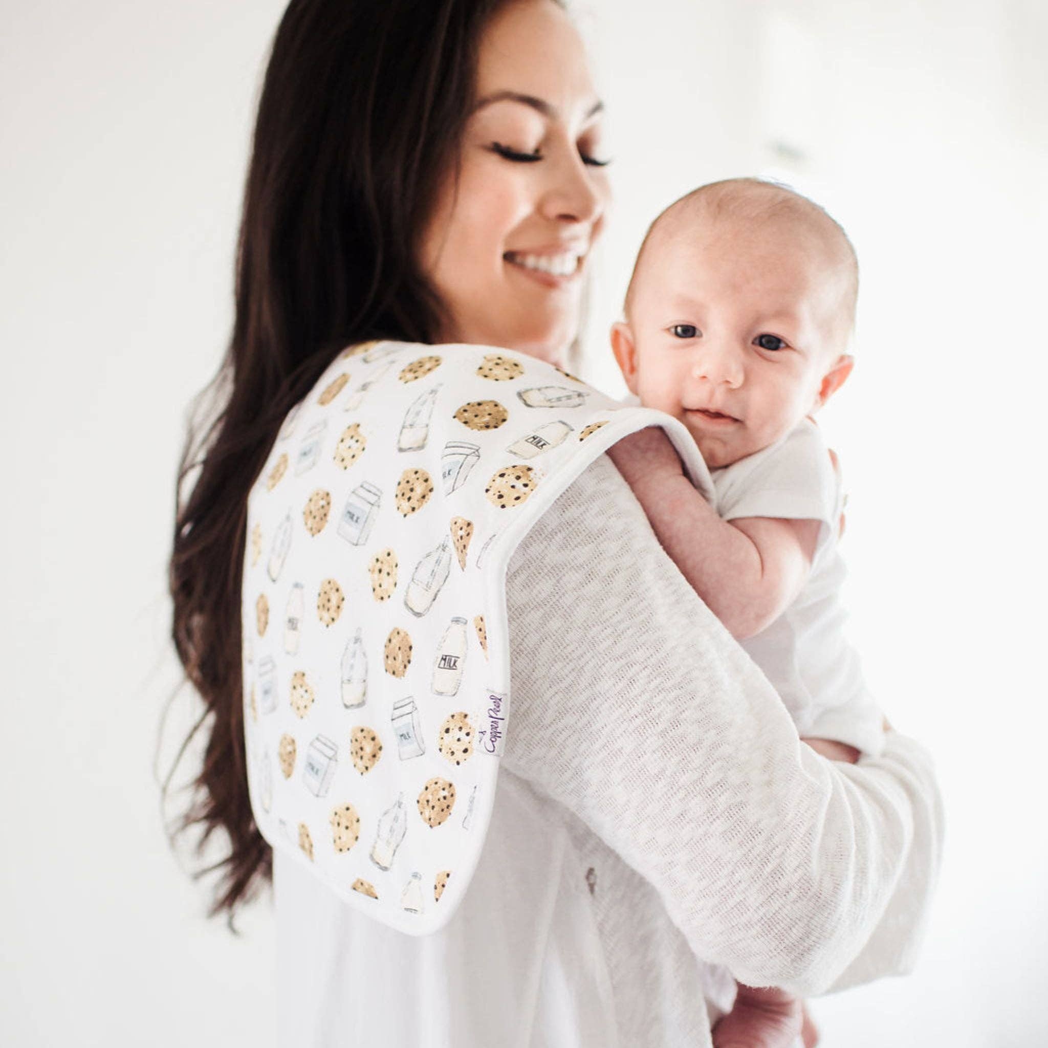 3 Pack Premium Burp Cloths - Chip