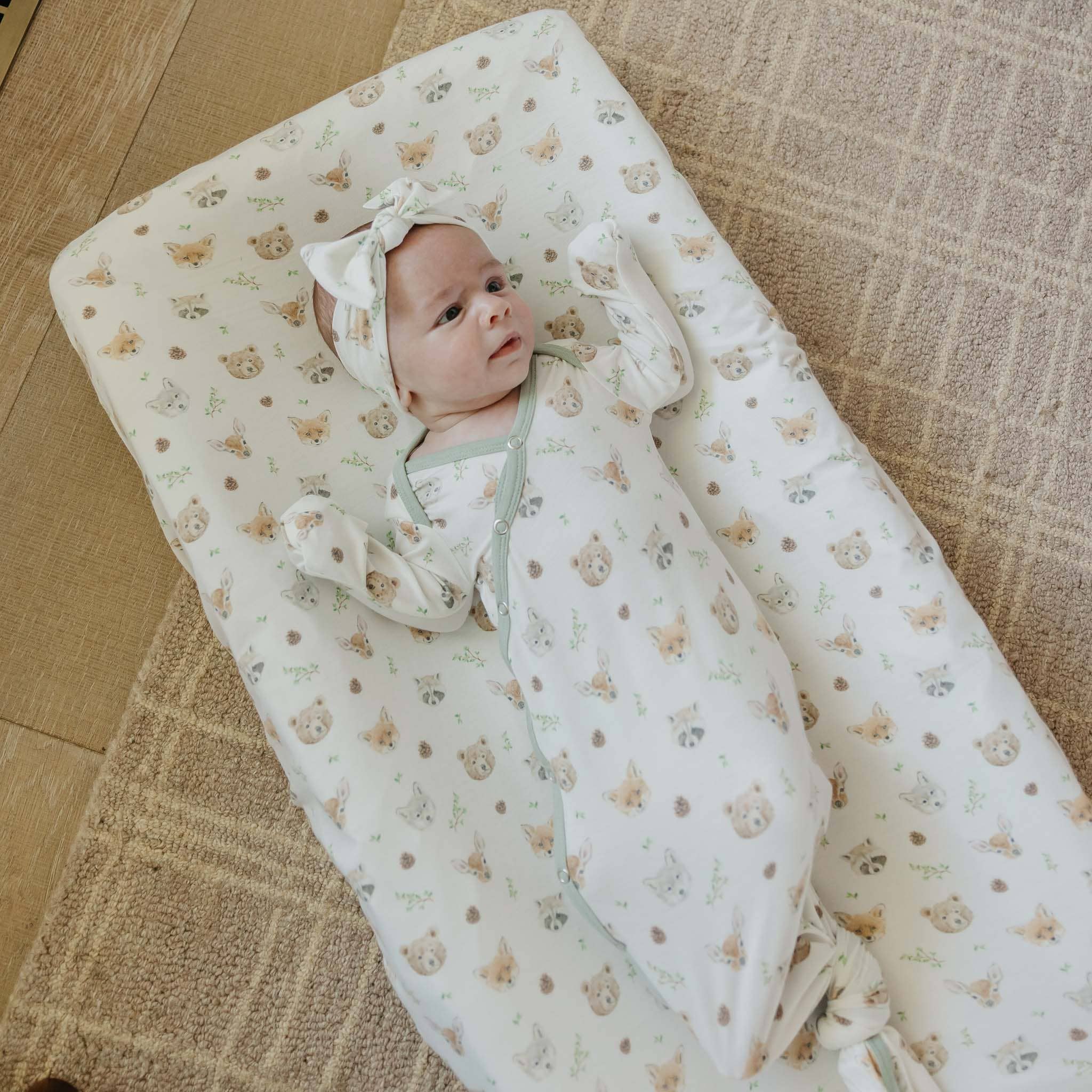 Copper Pearl | Newborn Knotted Gown - Wilder