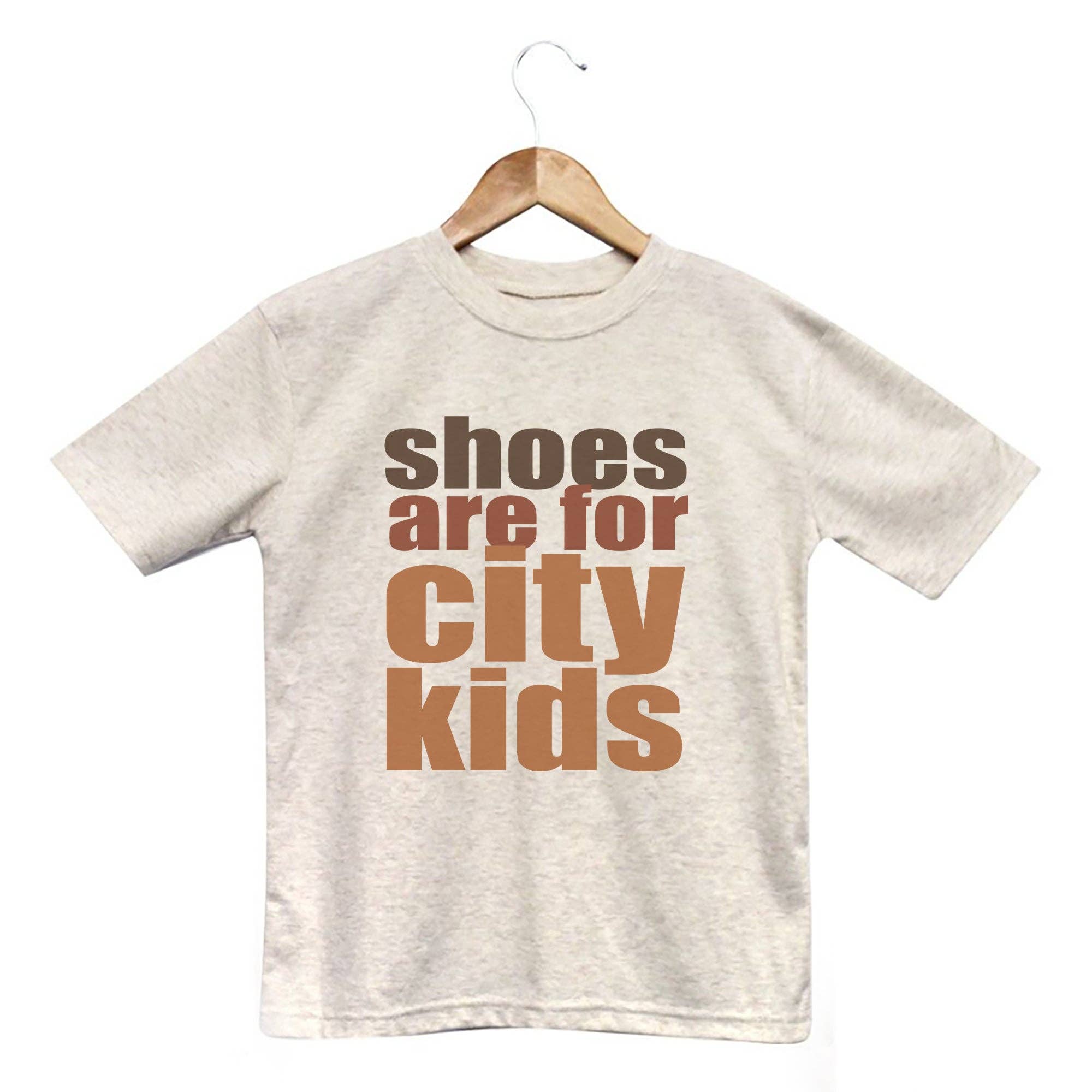 "Shoes are for city kids" Summer Camping Nature Kid Clothing
