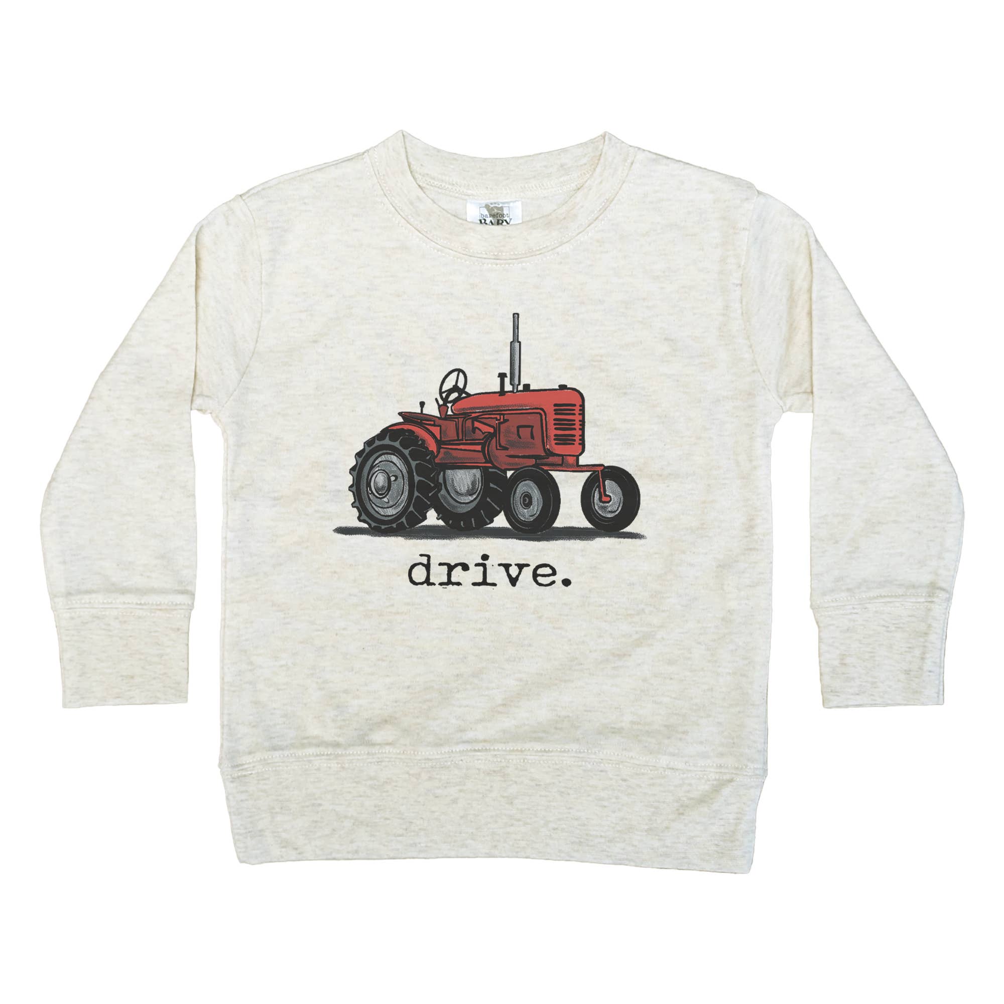 Drive Red TractorLong Sleeve Shirt