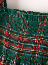 Christmas Green Plaid Dress