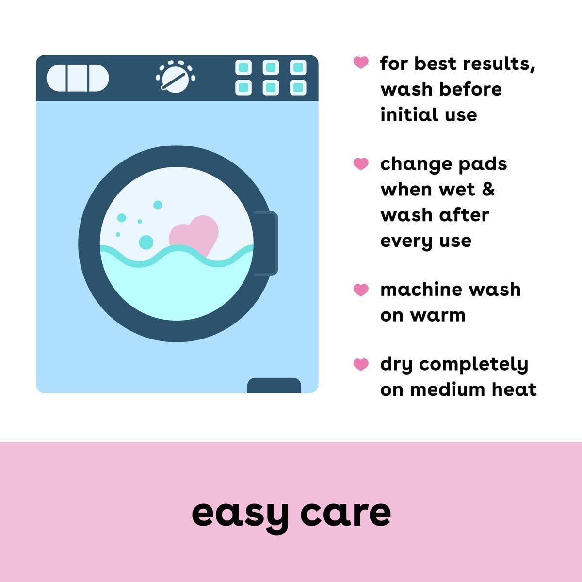 Bamboobies | 12 Pack Washable Nursing Pads - Regular & Overnight
