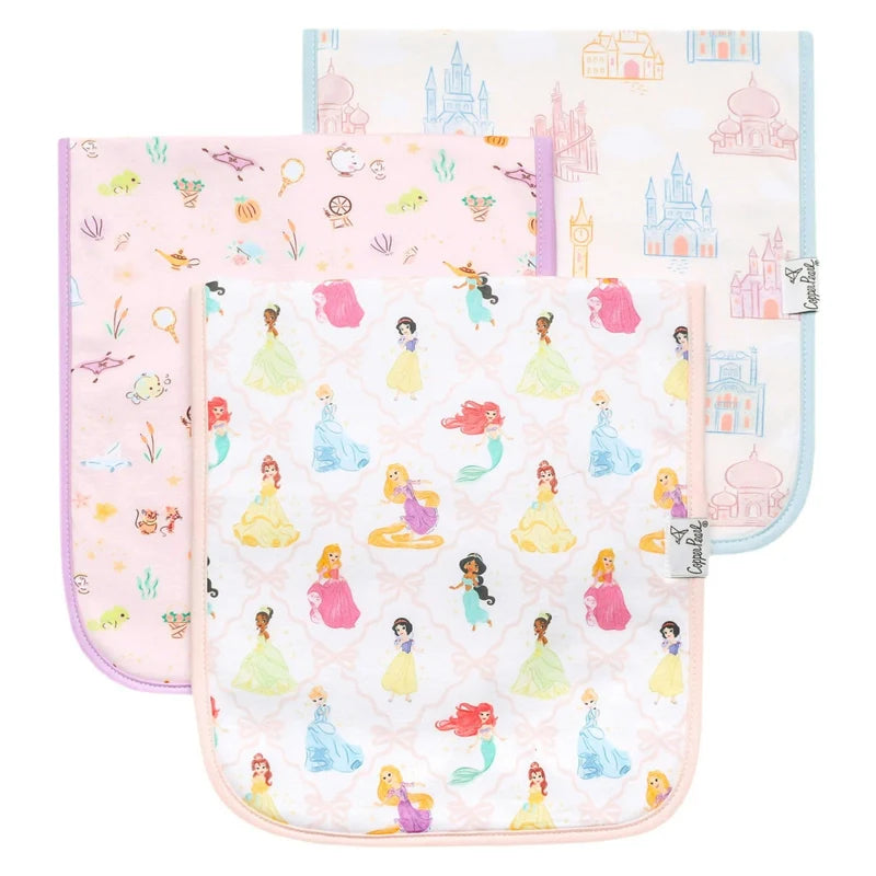 Copper Pearl Disney Princess Baby Burp Cloth Set (3-pack)