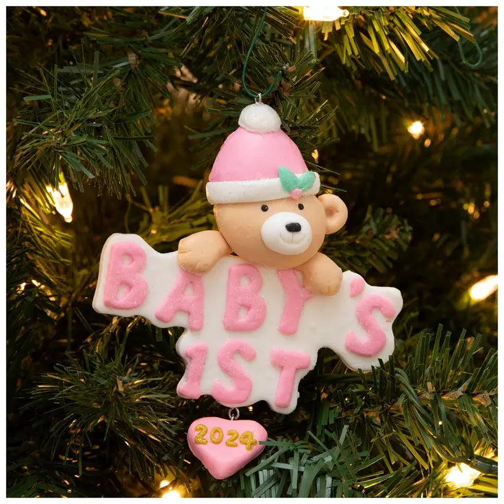 Baby's First Christmas Clay Ornament