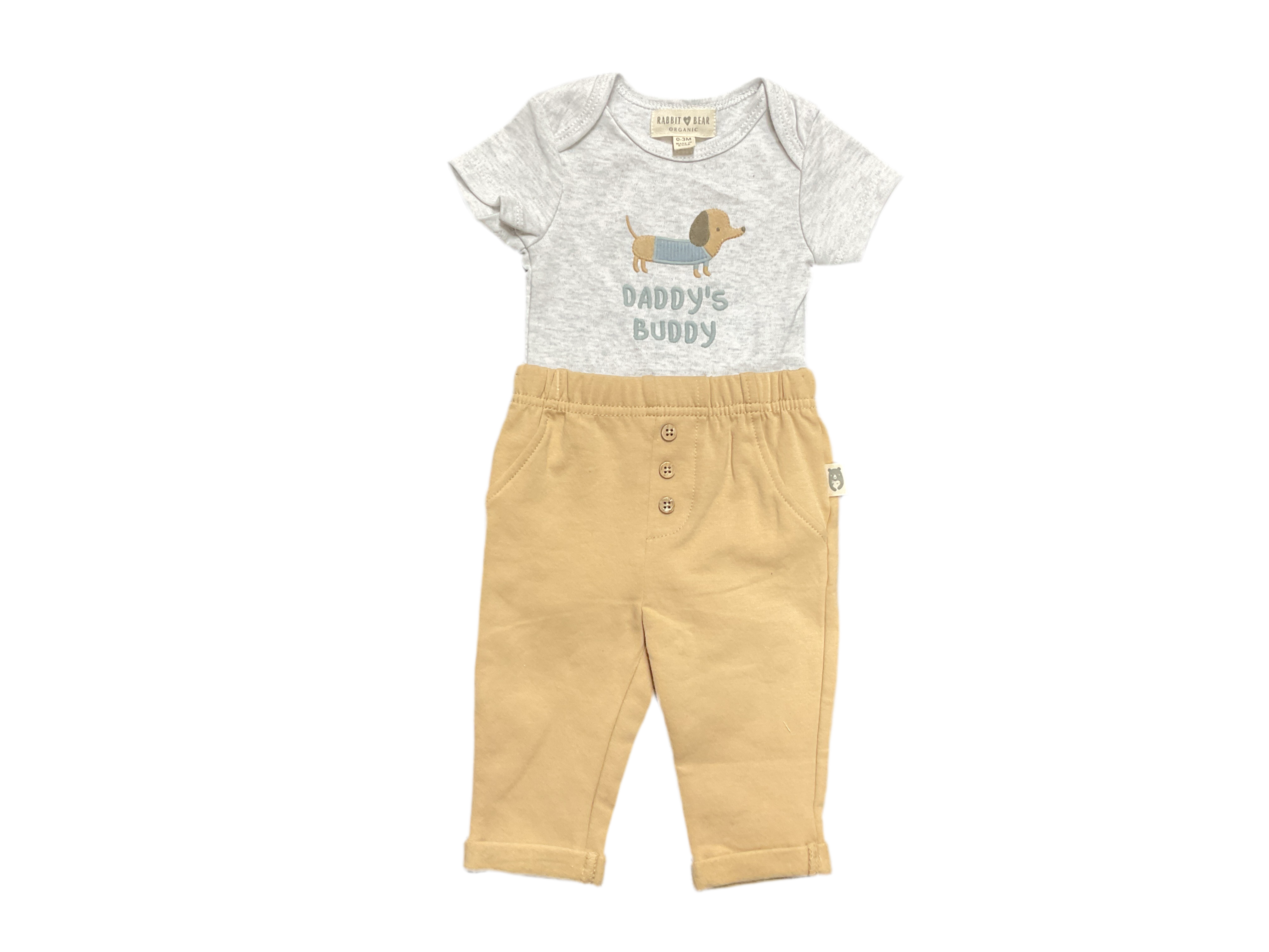 Rabbit + Bear Organics- Daddy’s Buddy 3Pc Set