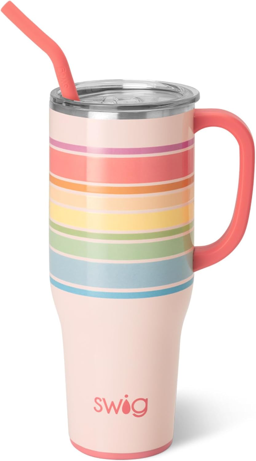 Swig Life 40 oz Tumbler with Handle and Straw