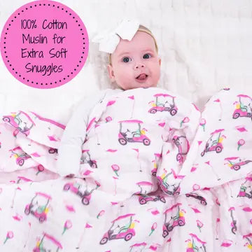 Muslin Quilt Baby & Kids Blanket - Lil Miss Birdie