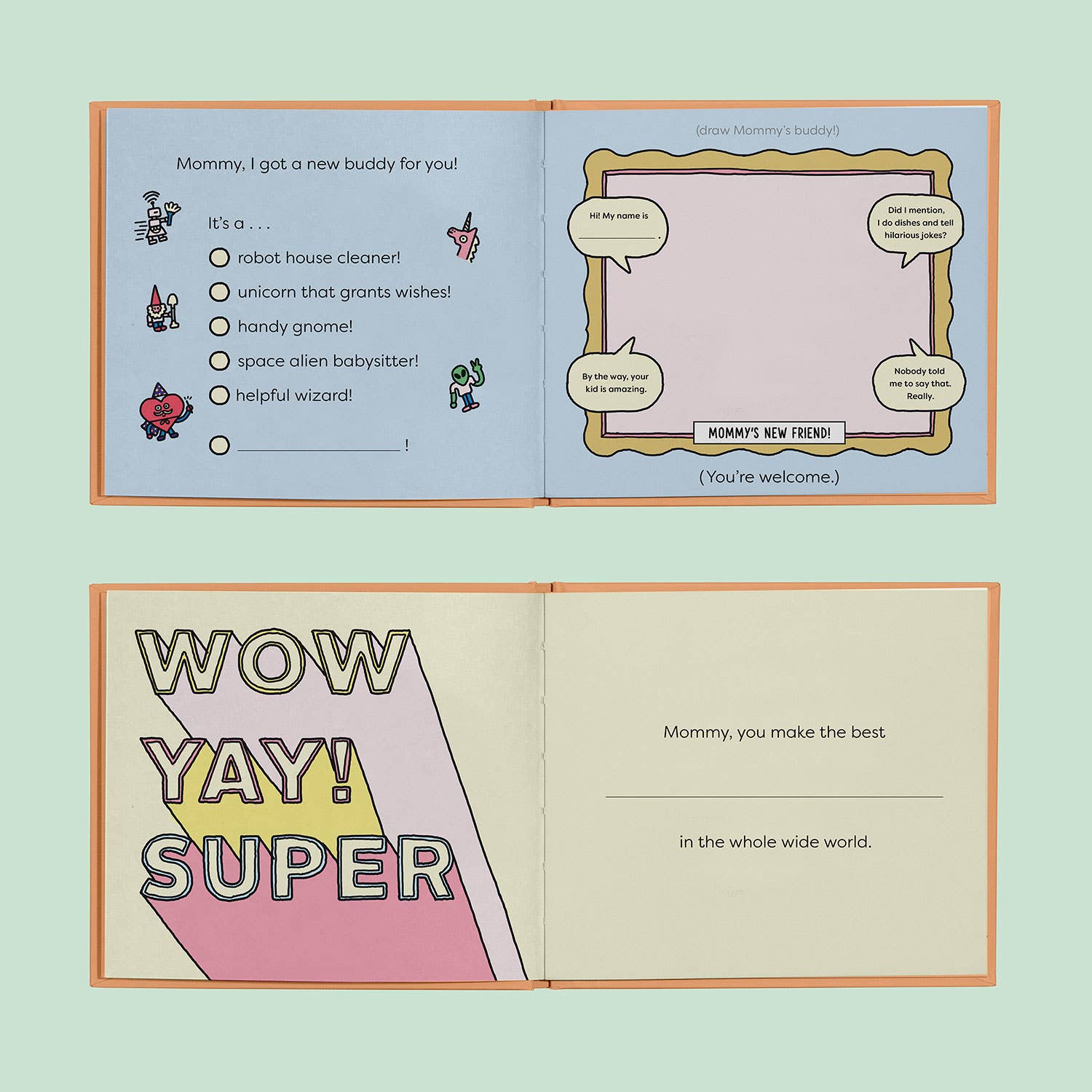 Knock Knock - Knock Knock Kids - Mommy Fill in the Love Book