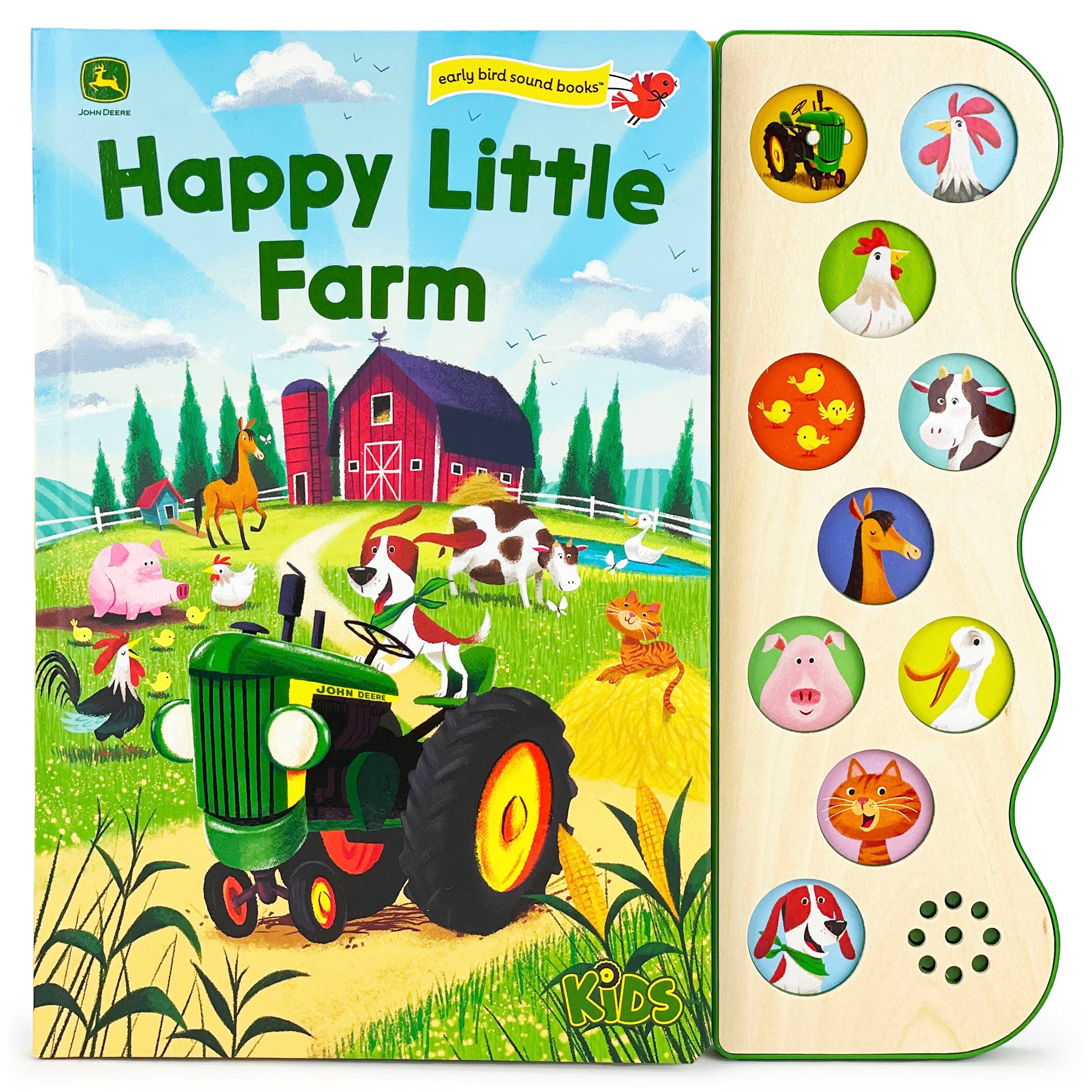 John Deere Kids Happy Little Farm 10-Button Farm Sound Book