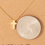 Dainty Mini Cross Pendant Necklace