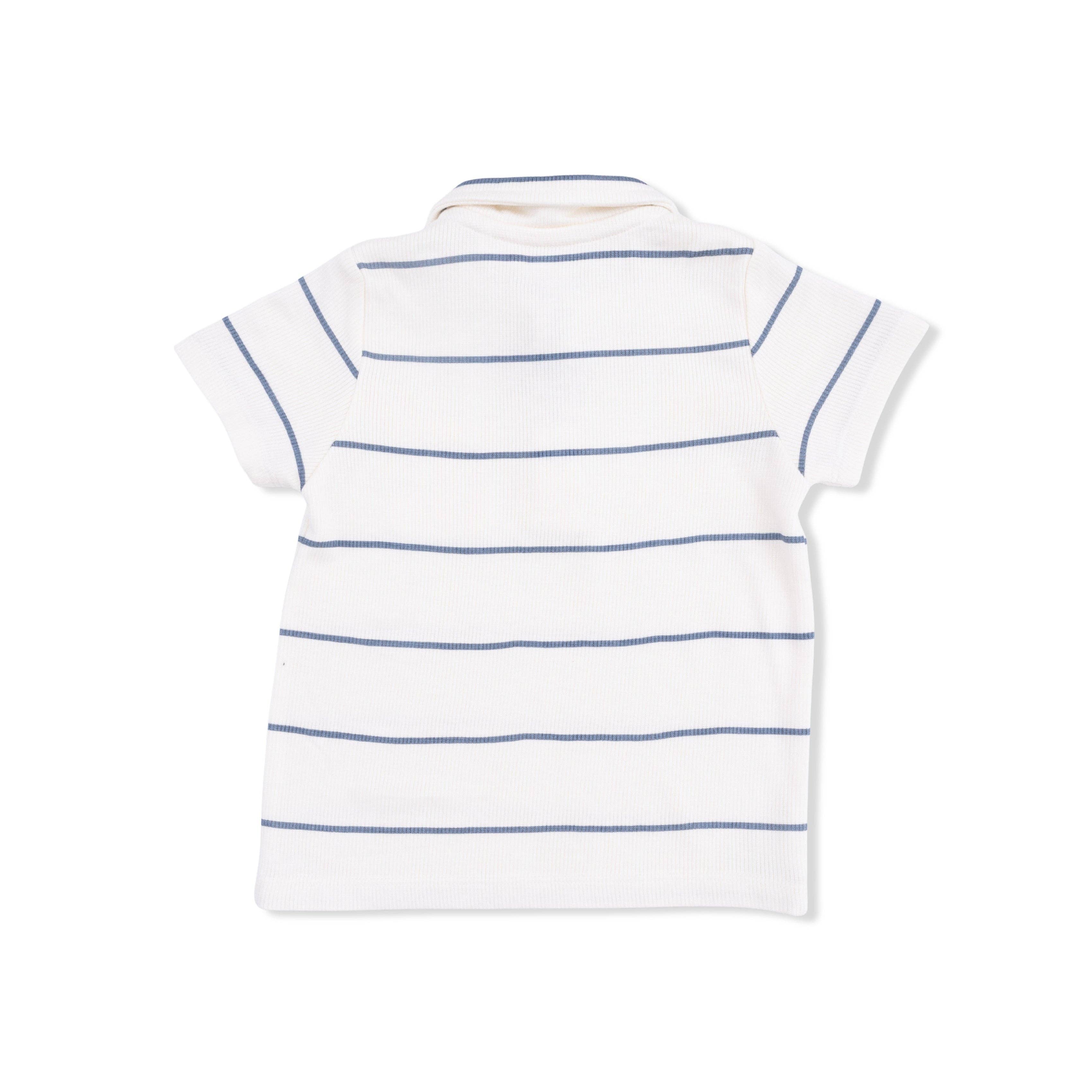 Vintage Stripe - Polo with Casual Short
