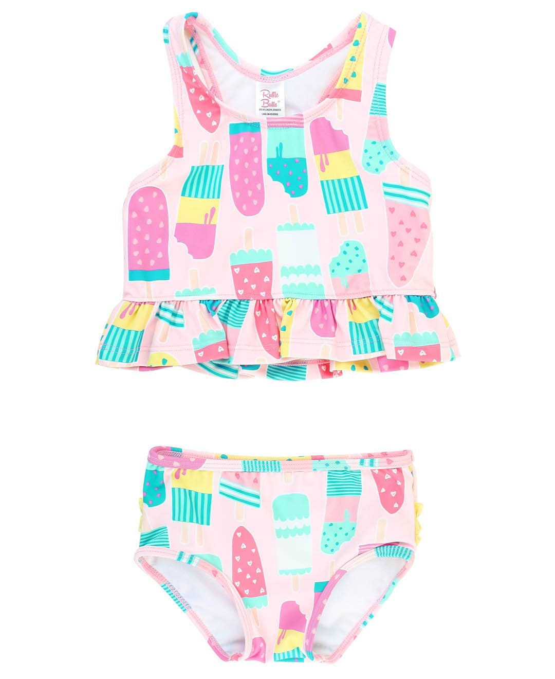 Girls Ice Cream Social Peplum Tankini