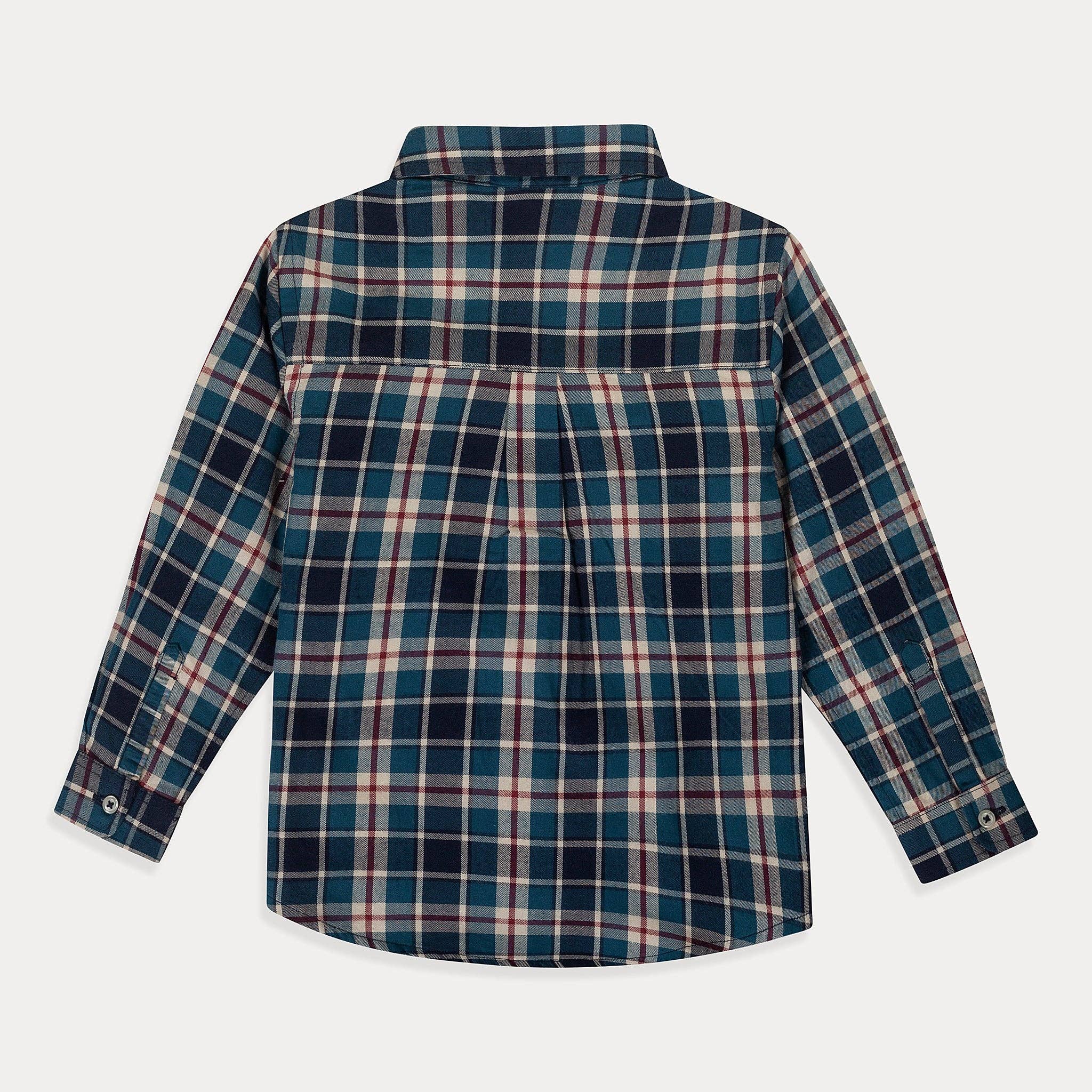 Mini Wardrobe- Toddler Botton Down Plaid Shirt