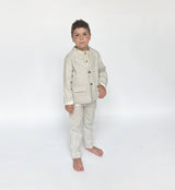 Boys Linen Suit BLAZER+PANTS Formal Wedding 2PC SET| Cyrus