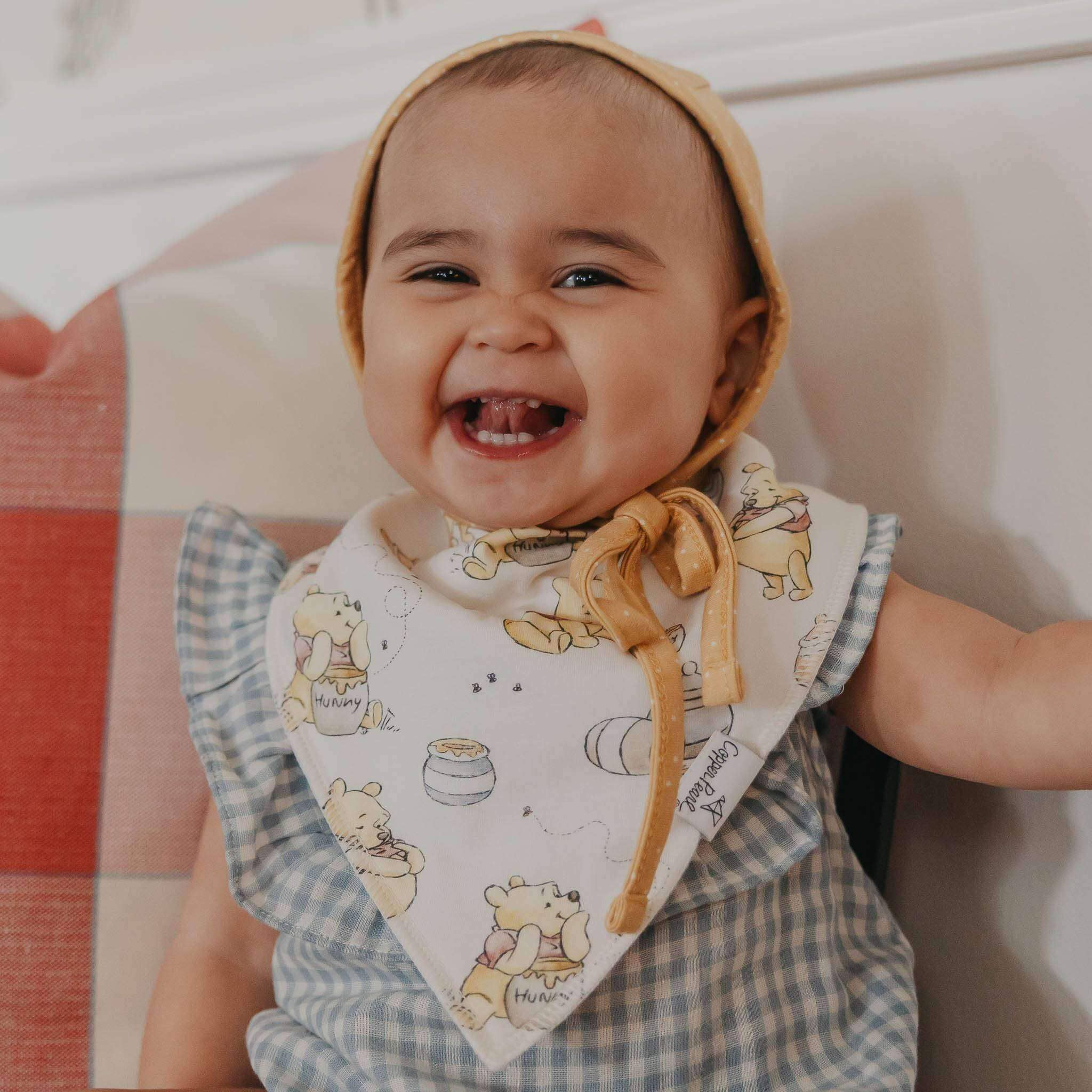 4 Pack Baby Bandana Bibs - Hundred Acre Wood