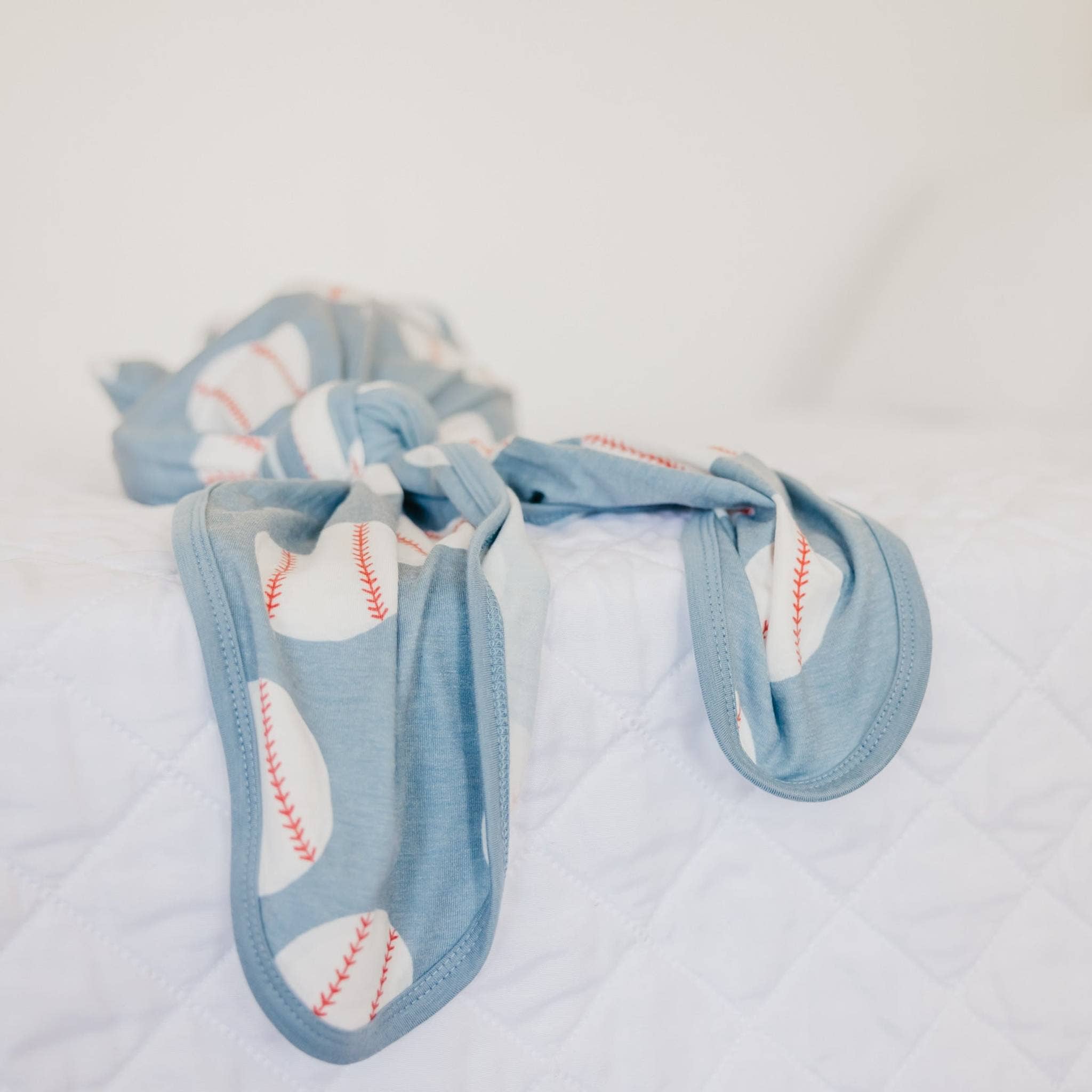 Copper Pearl Newborn Knotted Gown - Slugger