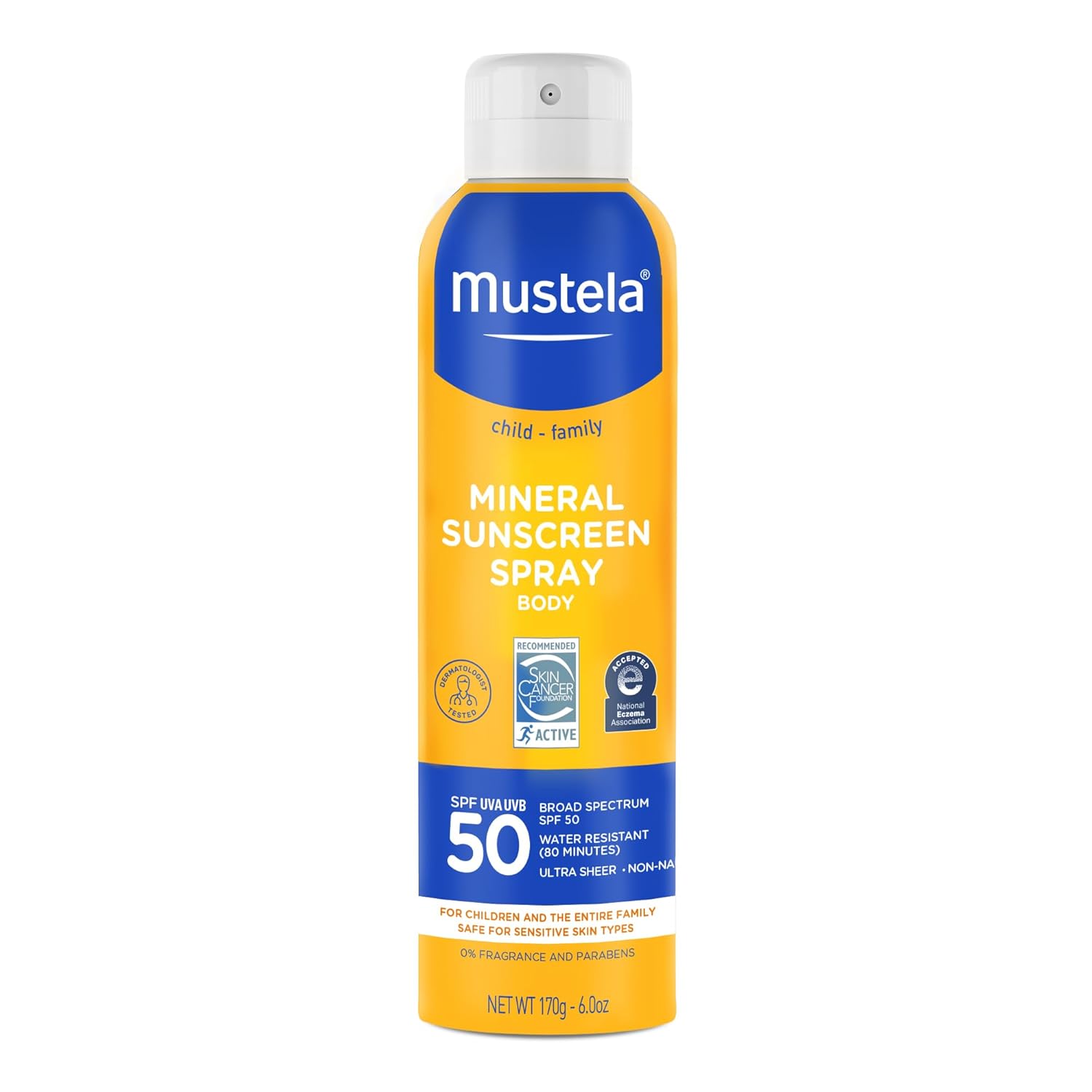 Mustela Baby Mineral Sunscreen Spray SPF 50 Broad Spectrum