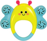 Manhattan Toy Butterfly Tambourine Musical Baby Rattle