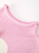 Ghost Bow Knit Sweater