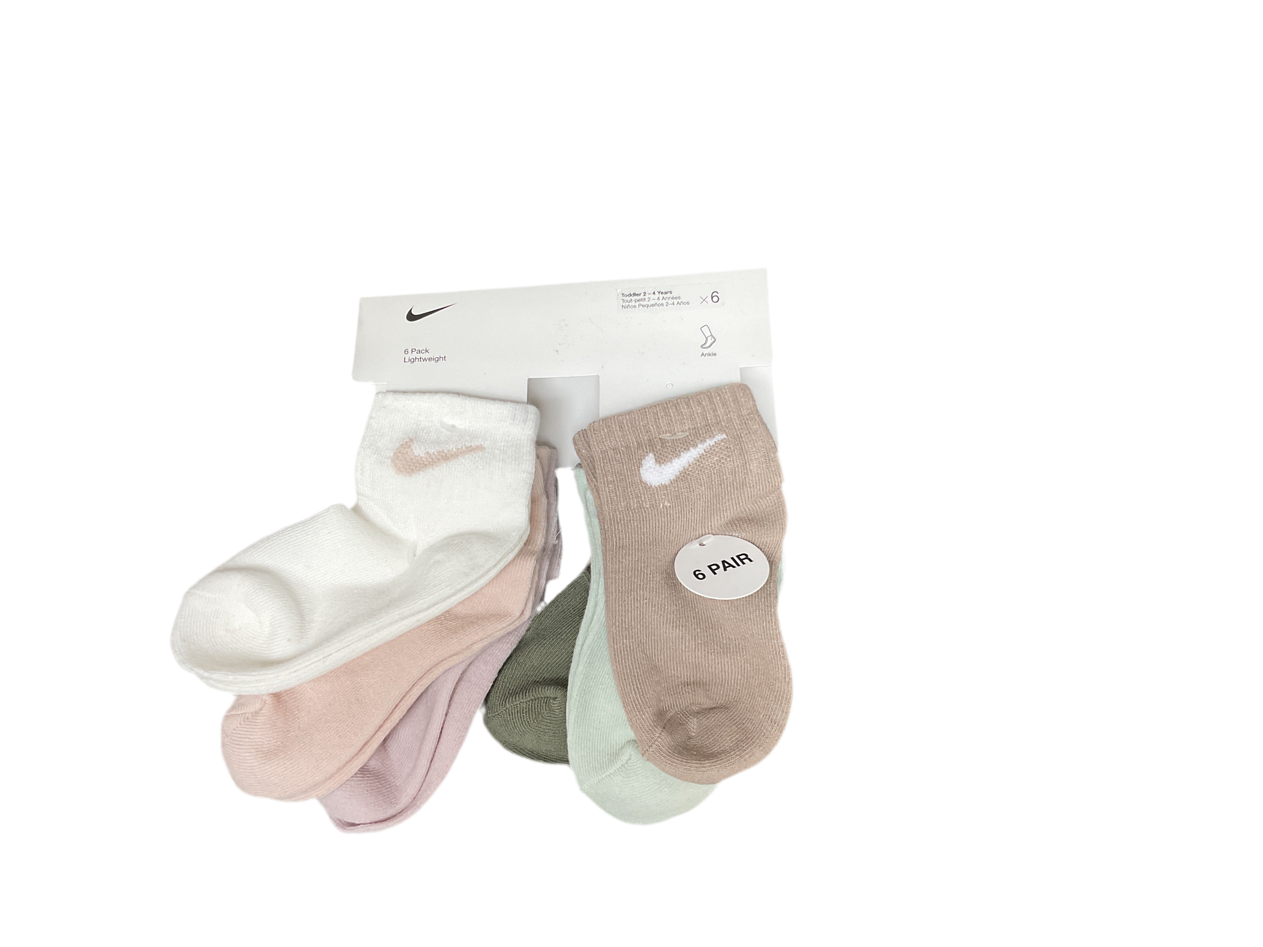 Nike Socks 2-4Y 6 Pack