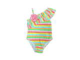 Little Me- Multi Stripe Swimsuit