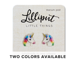 Rainbow Unicorn Earrings