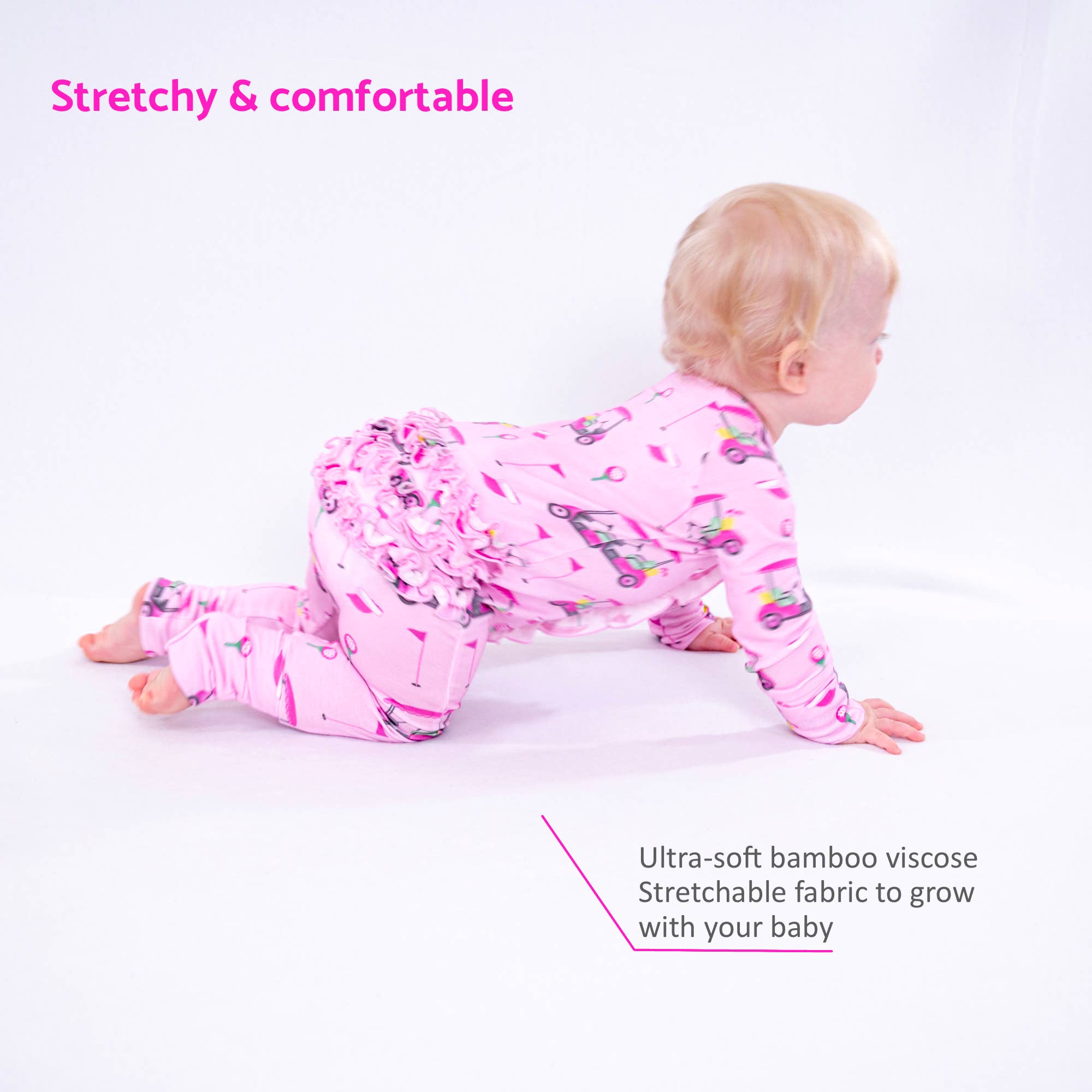 Little Miss Birdie Baby Girl Bamboo Pajamas